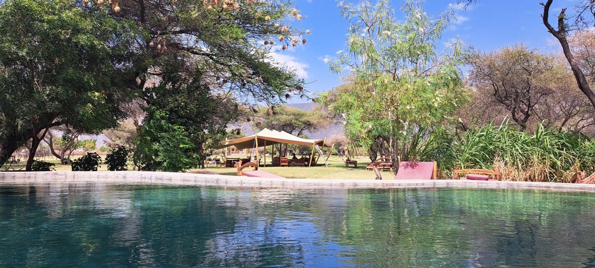 Lake Natron Maasai Giraffe Eco Lodge And Camping Mtowabaga Exterior photo