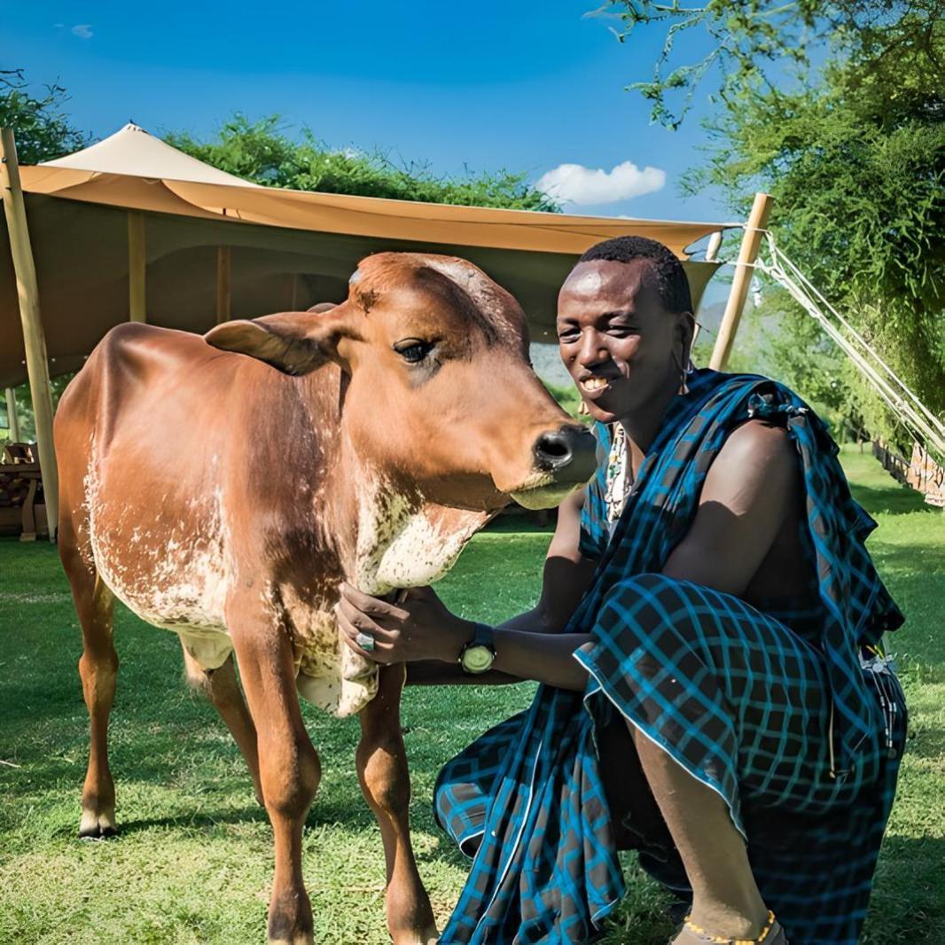 Lake Natron Maasai Giraffe Eco Lodge And Camping Mtowabaga Exterior photo